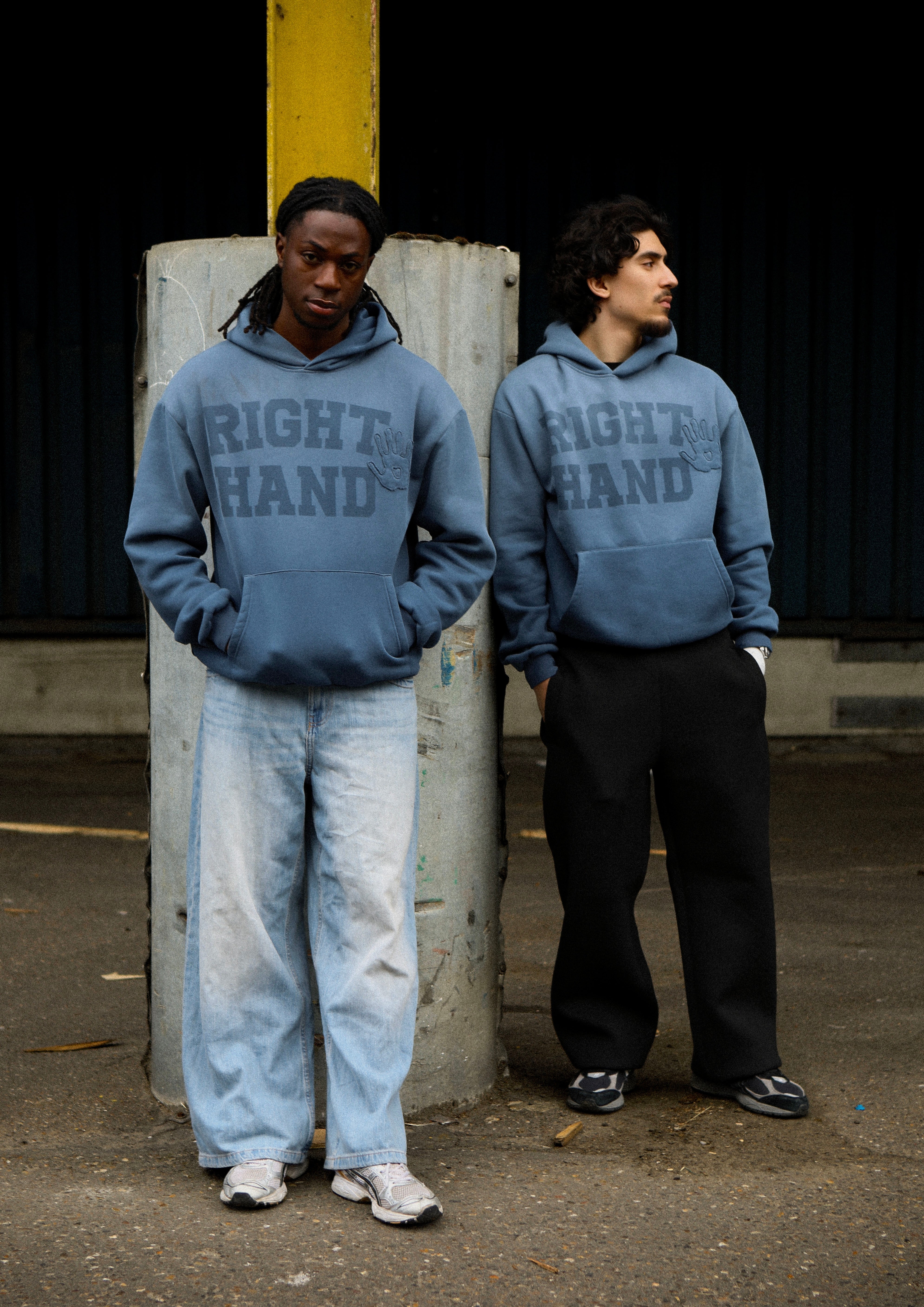 BLUE DUST FADE HOODIE